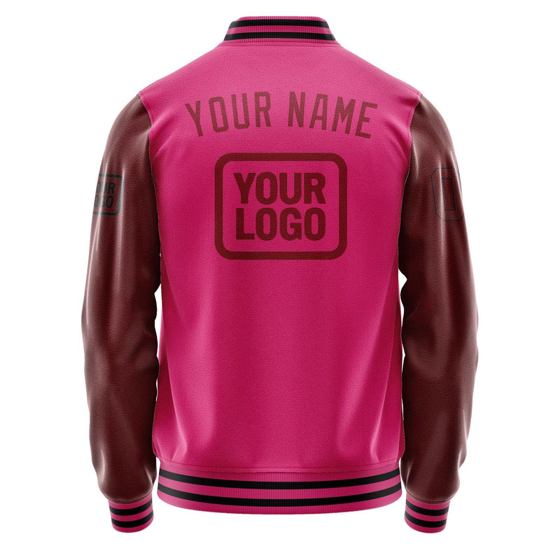 Custom Pink Crimson Red Jacket JA131315131717151517