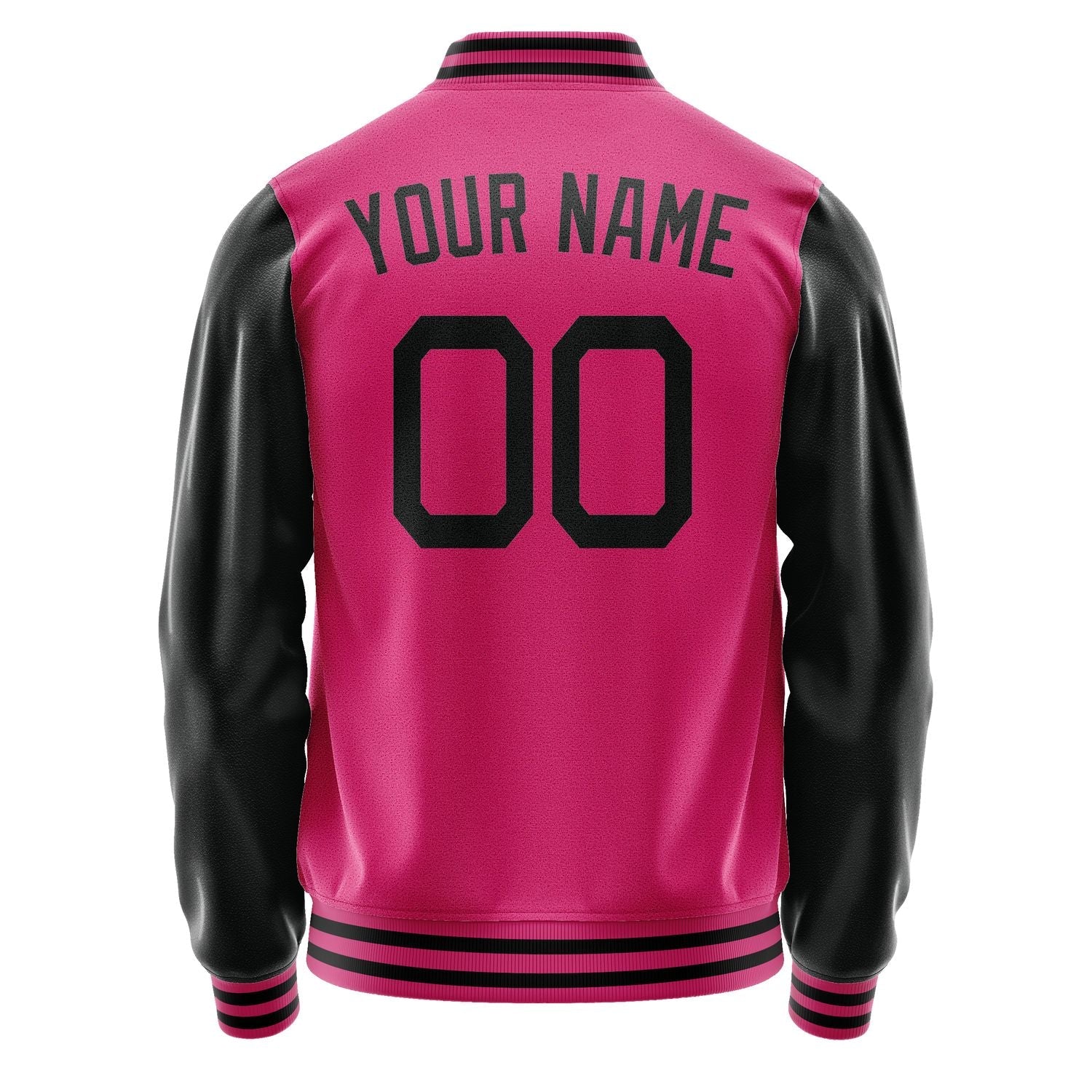 Custom Pink Black Jacket JA1313171317B21717