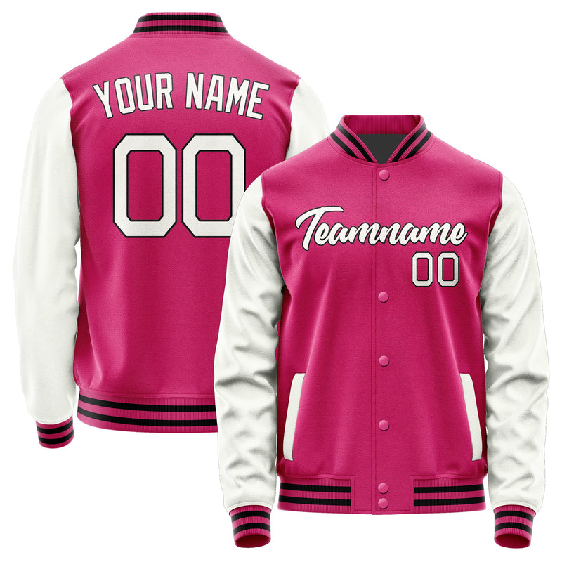 Custom Pink White Jacket JA1313181317B21718