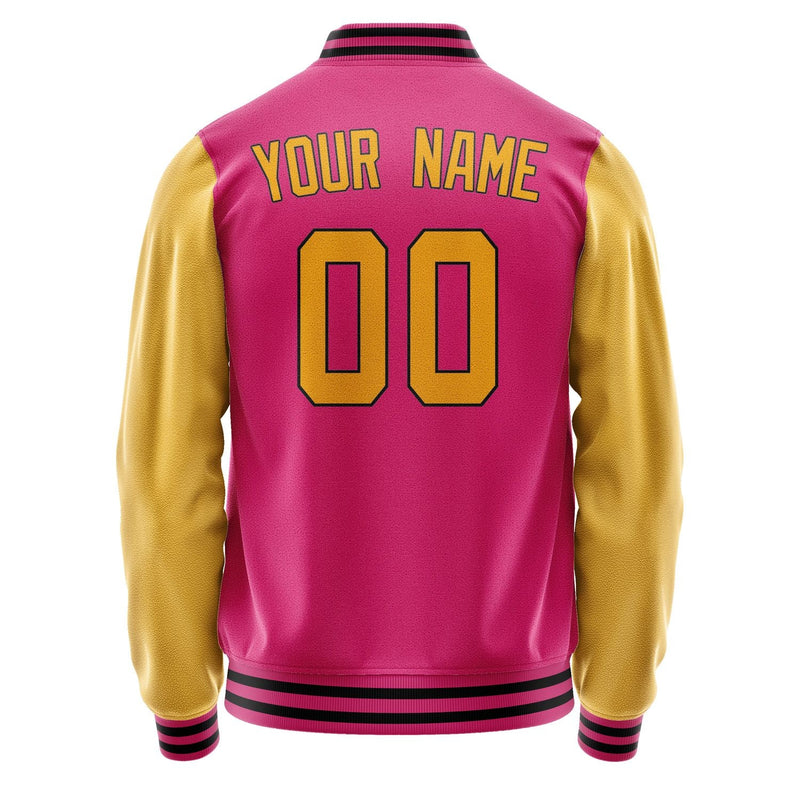 Custom Pink Yellow Jacket JA1313191317B31719