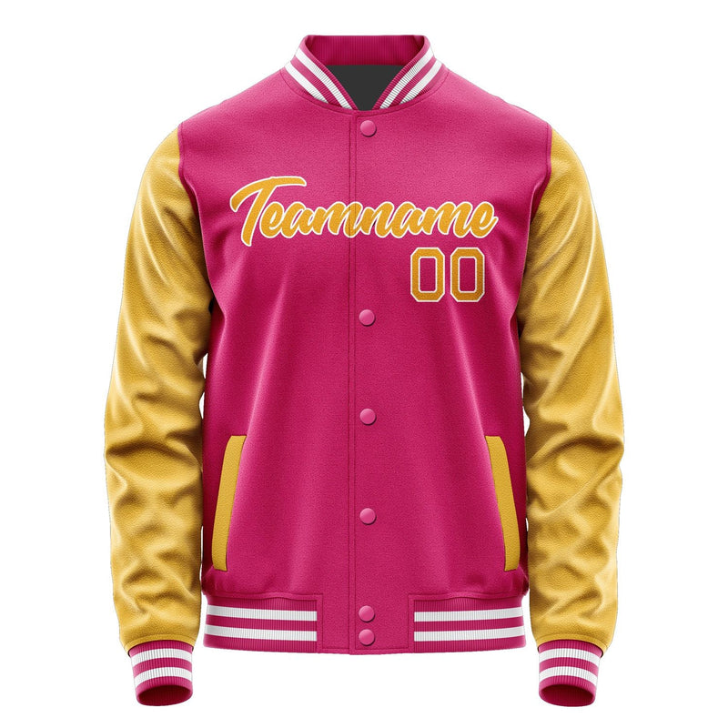 Custom Pink Yellow Jacket JA1313191318B21819