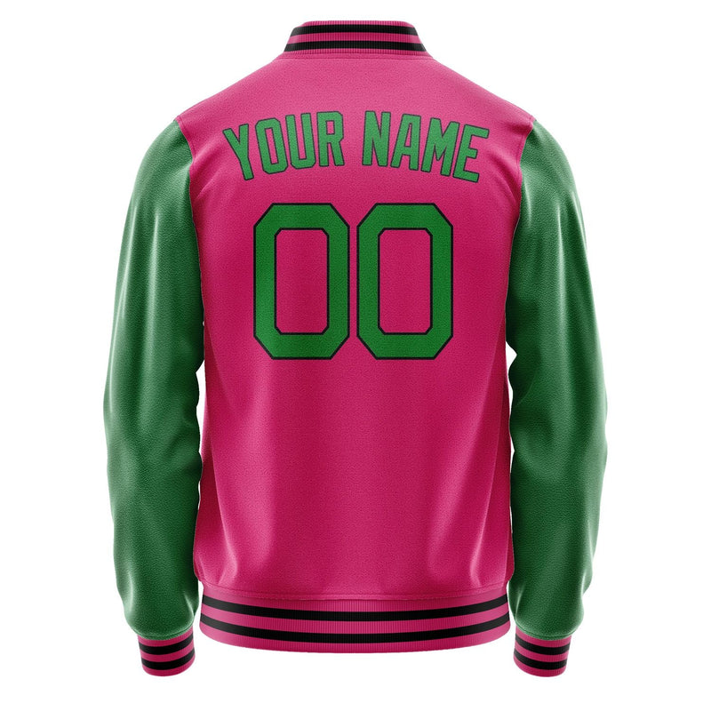 Custom Pink Emerald Green Jacket JA1313241317B21724
