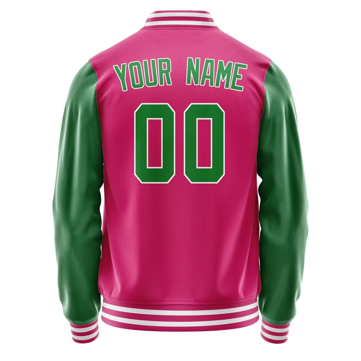 Custom Pink Emerald Green Jacket JA1313241318B31824