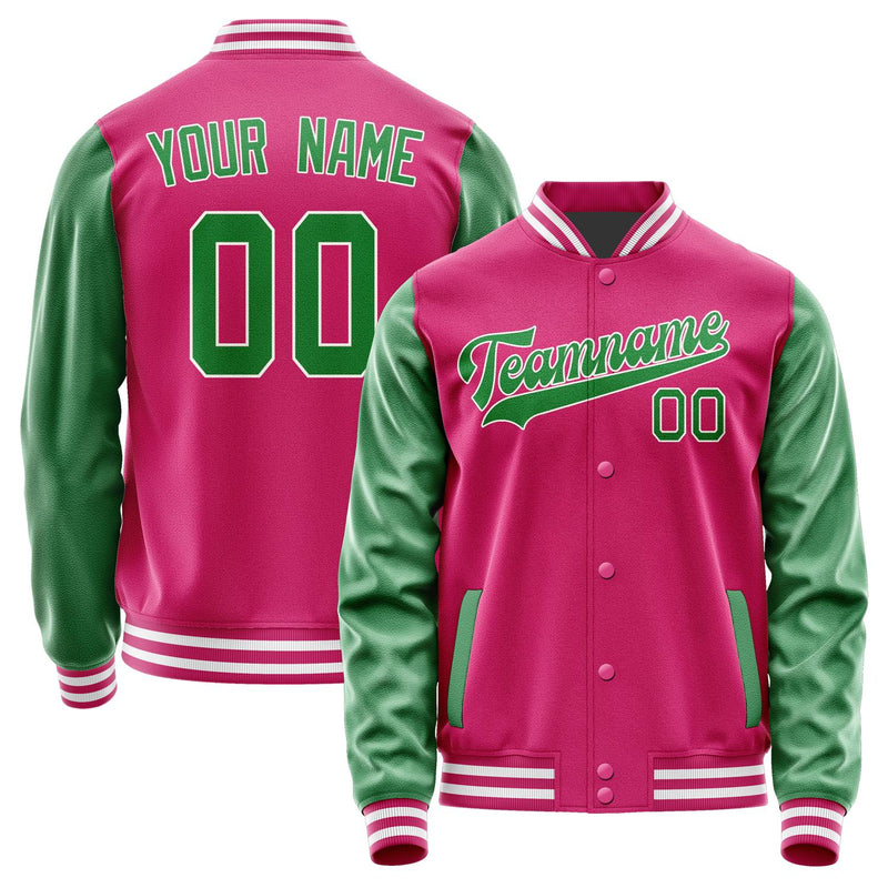 Custom Pink Emerald Green Jacket JA1313241318B31824