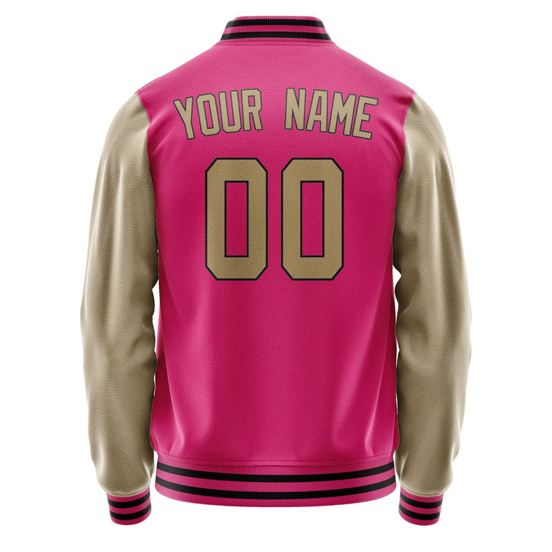 Custom Pink Light Khaki Jacket JA1313251317B31725