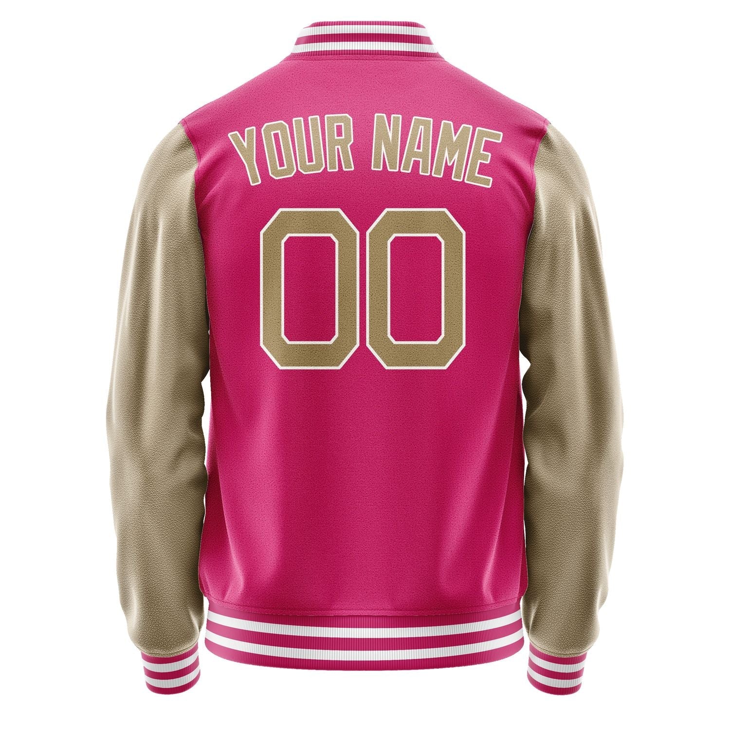 Custom Pink Light Khaki Jacket JA1313251318B21825