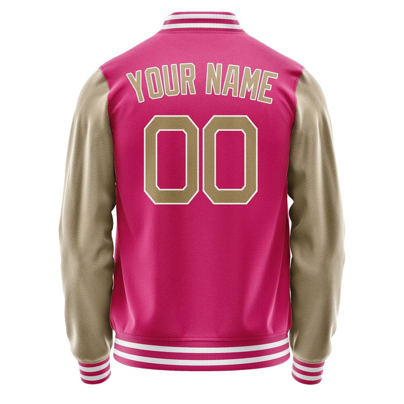 Custom Pink Light Khaki Jacket JA1313251318B21825