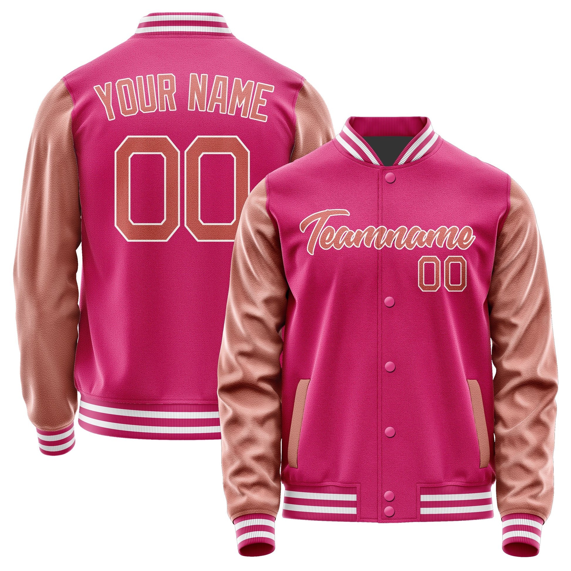 Custom Pink Copper Rose Jacket JA1313291318B21829