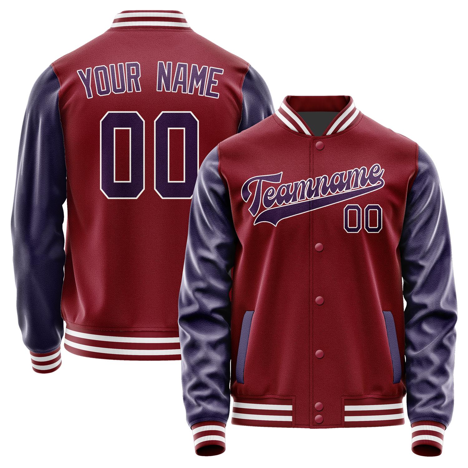 Custom Crimson Red Purple Jacket JA1515071518B31807