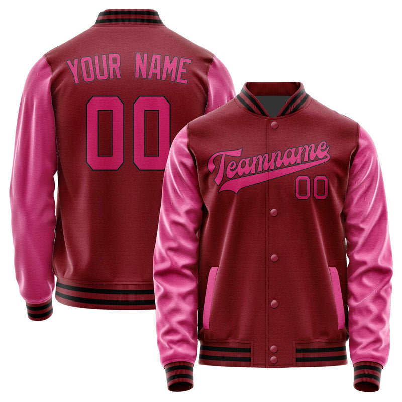 Custom Crimson Red Pink Jacket JA1515131517B31713