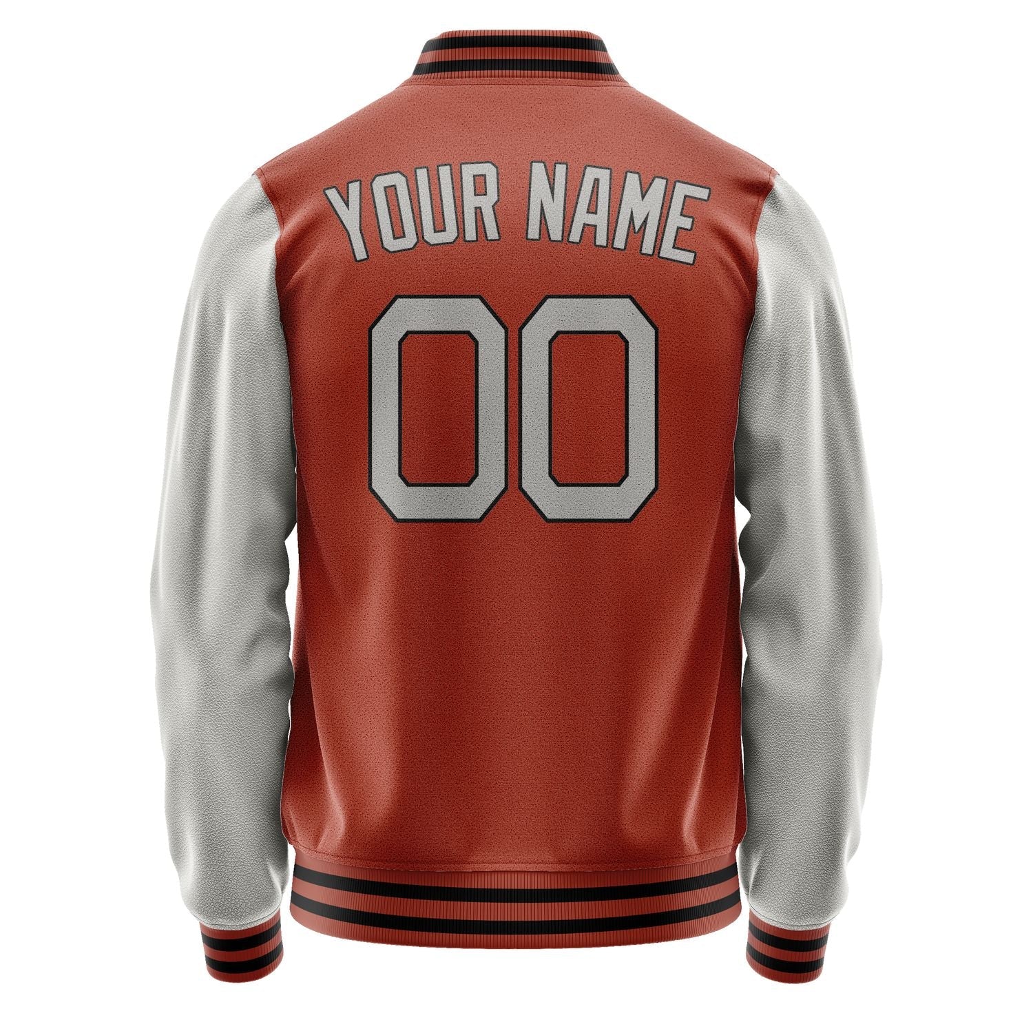 Custom Coral Red Gray Jacket JA1616041617B21704