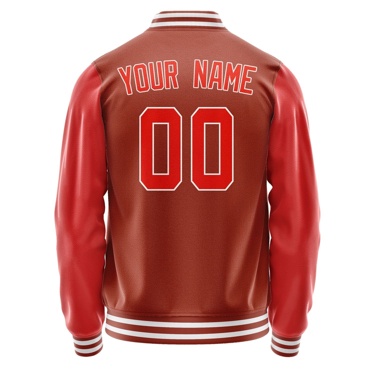 Custom Coral Red Orange Red Jacket JA1616121618B31812