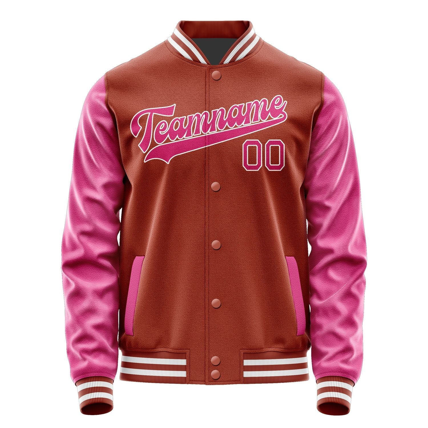Custom Coral Red Pink Jacket JA1616131618B31813