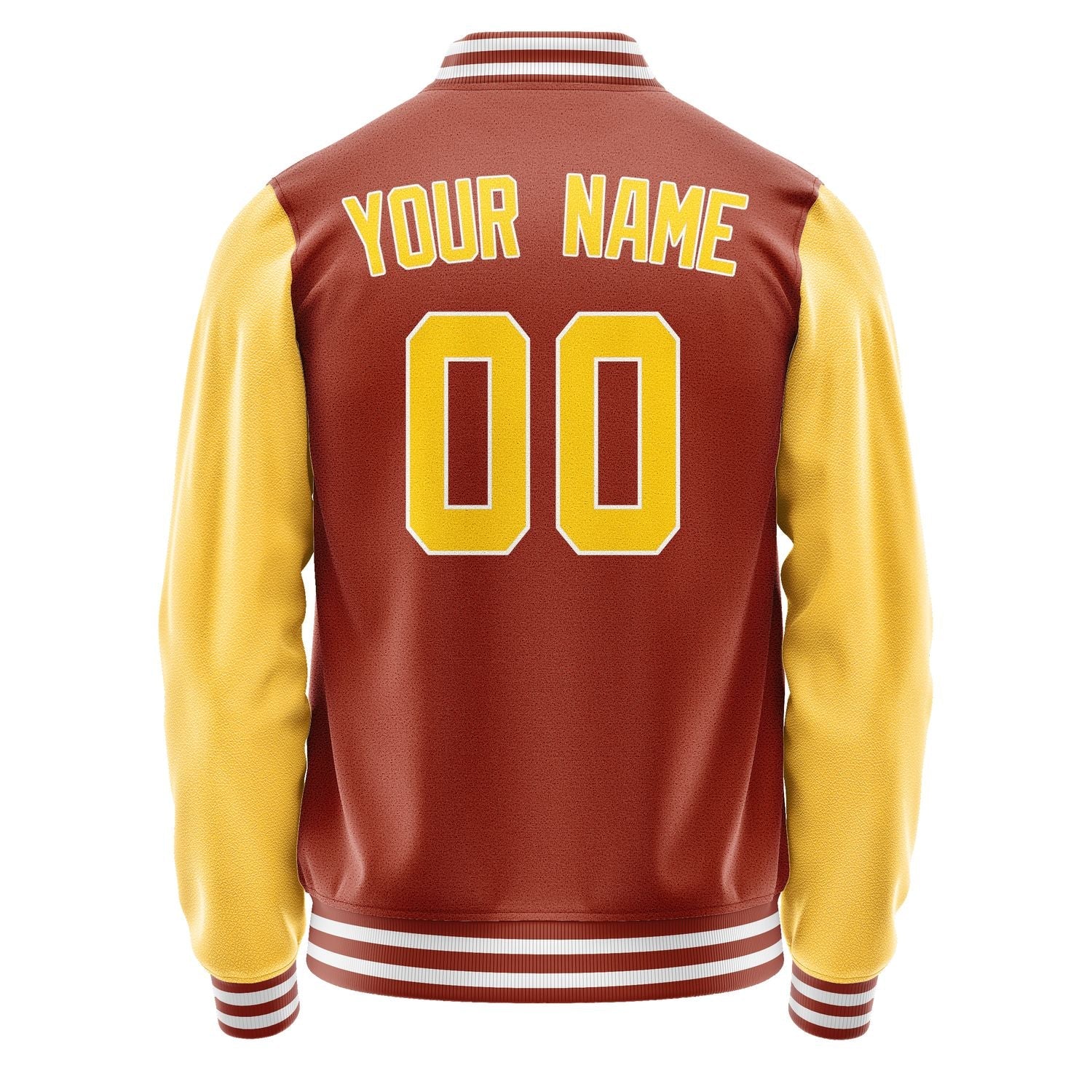 Custom Coral Red Gold Jacket JA1616301618B31830