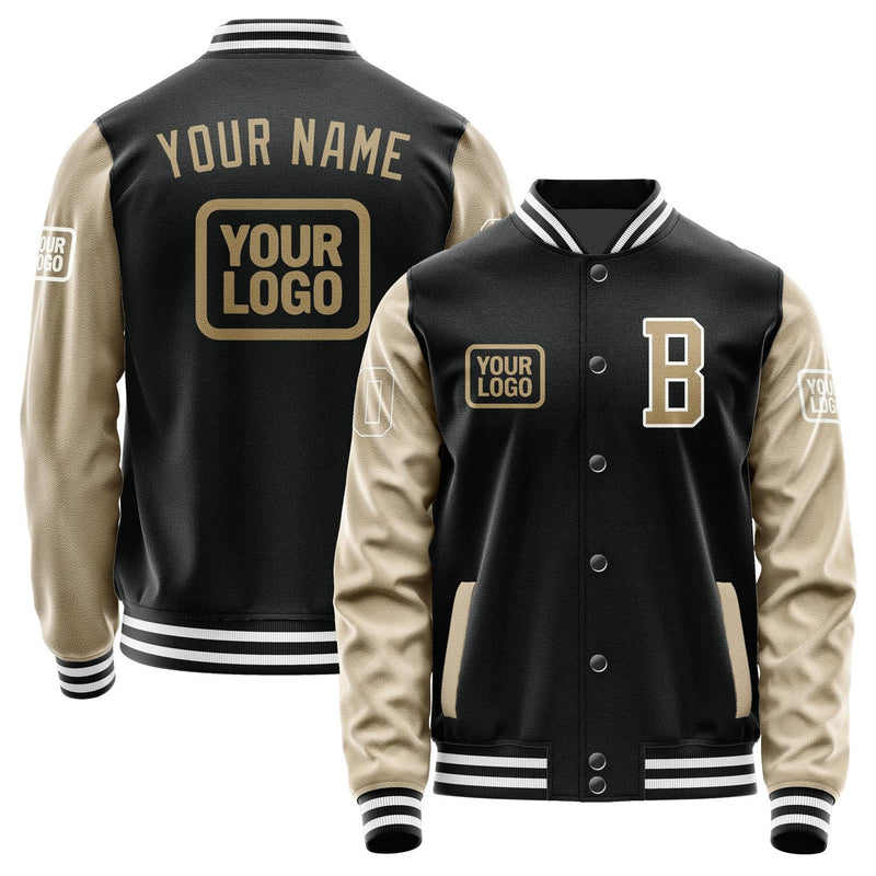 Custom Black Light Khaki Jacket JA171725171818252518