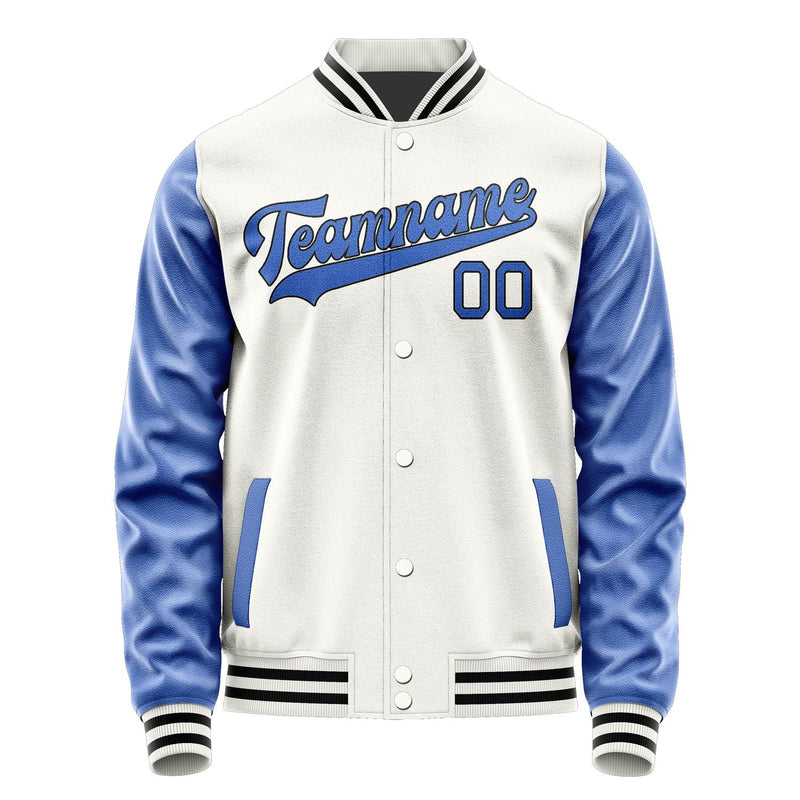 Custom White Sky Blue Jacket JA1818091817B31709