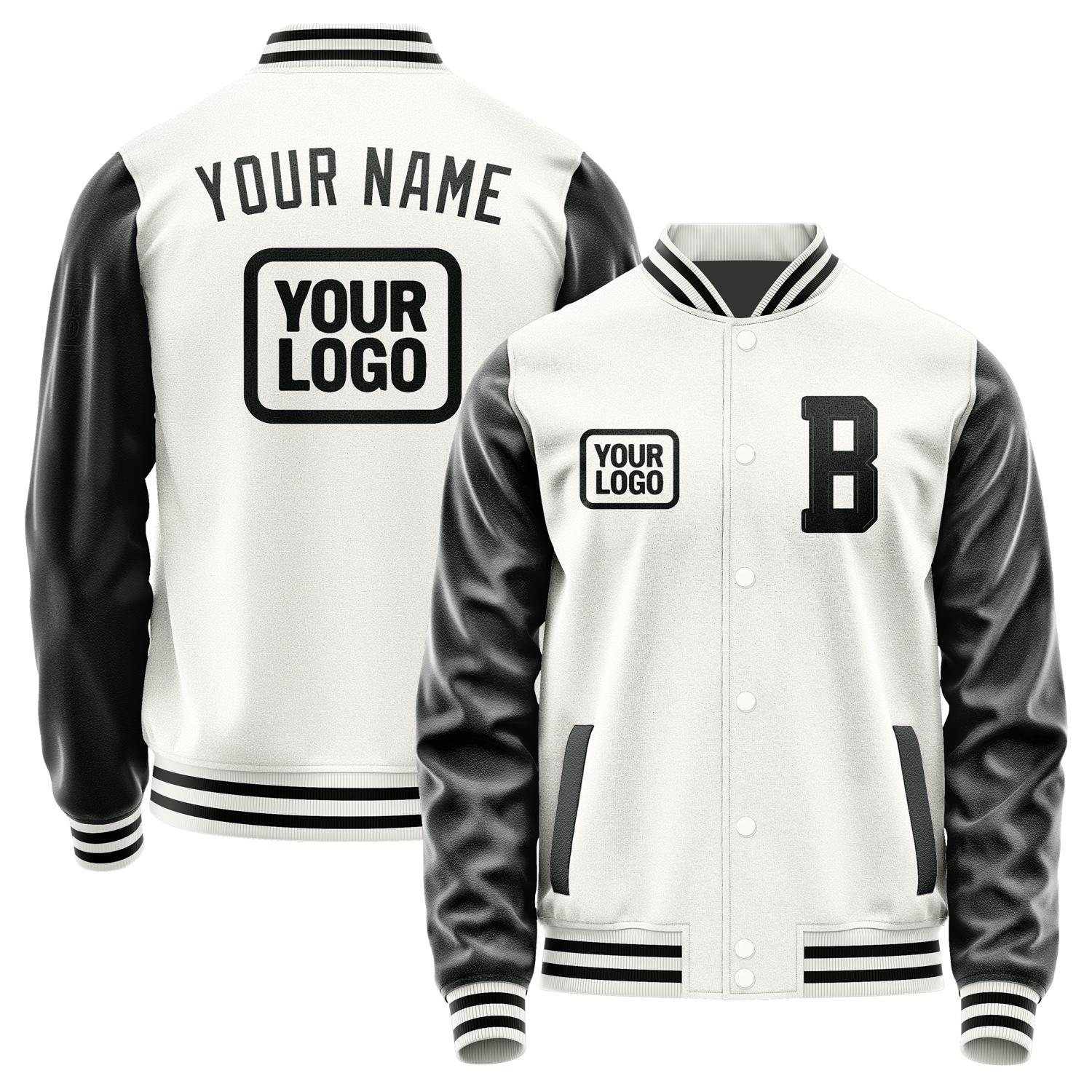 Custom White Black Jacket JA181817181717171717