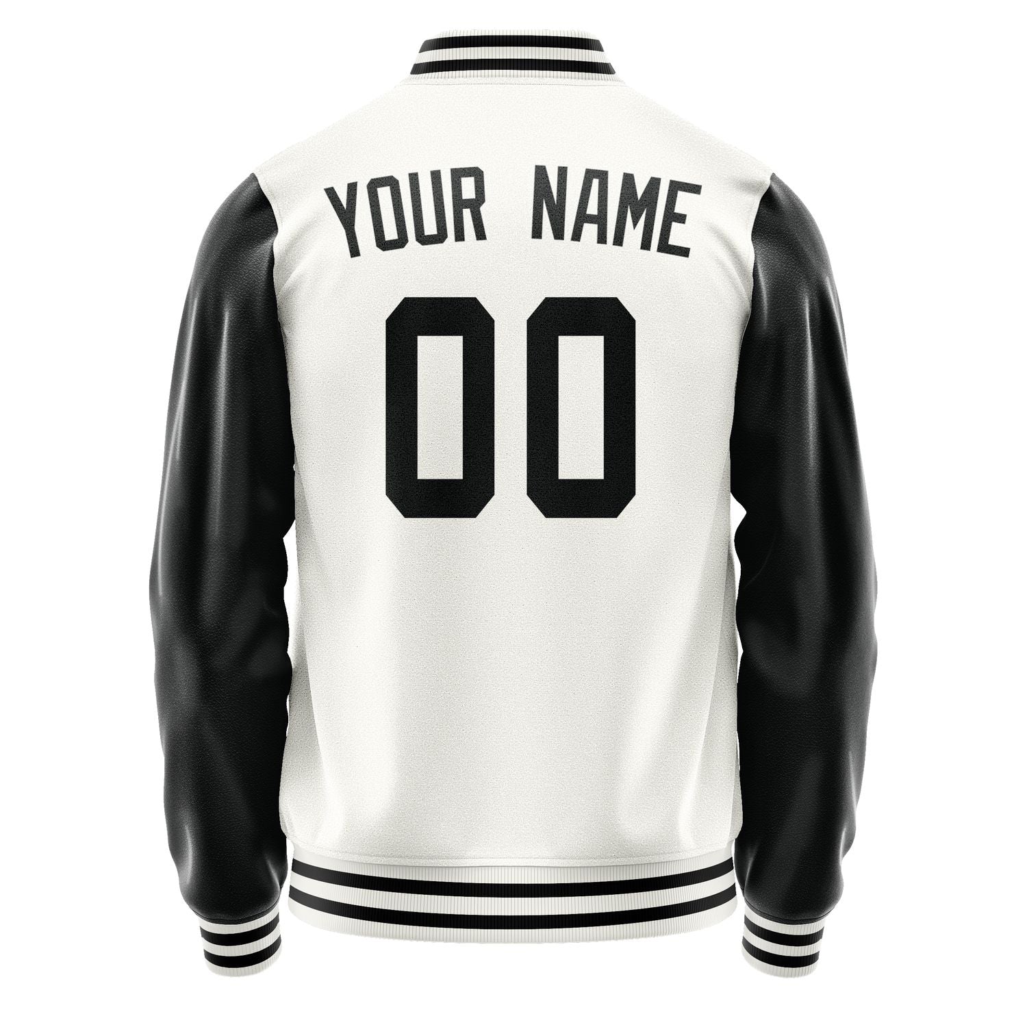 Custom White Black Jacket JA1818171817B31717