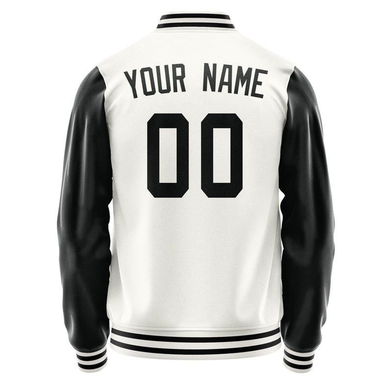 Custom White Black Jacket JA1818171817B31717