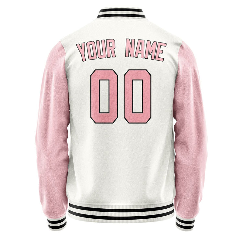 Custom White Light Pink Jacket JA1818211817B31721
