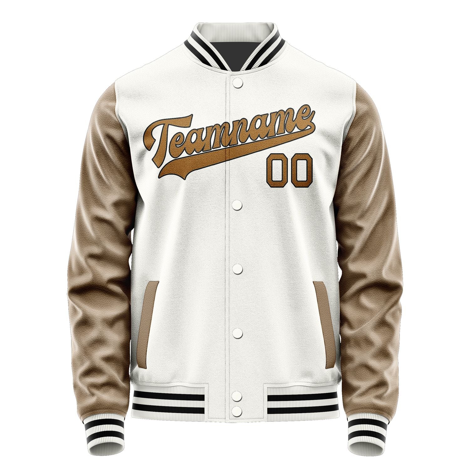 Custom White Khaki Jacket JA1818221817B31722