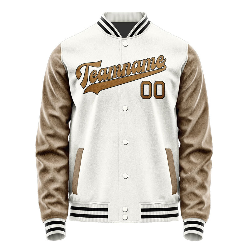 Custom White Khaki Jacket JA1818221817B31722