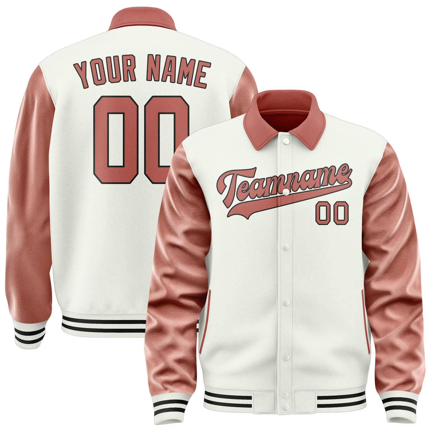 Veste personnalisée White Copper Rose