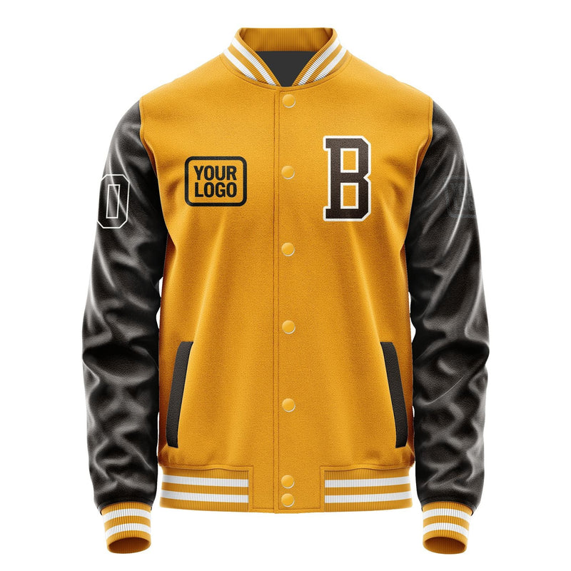 Custom Yellow Brown Jacket JA191901191818010118