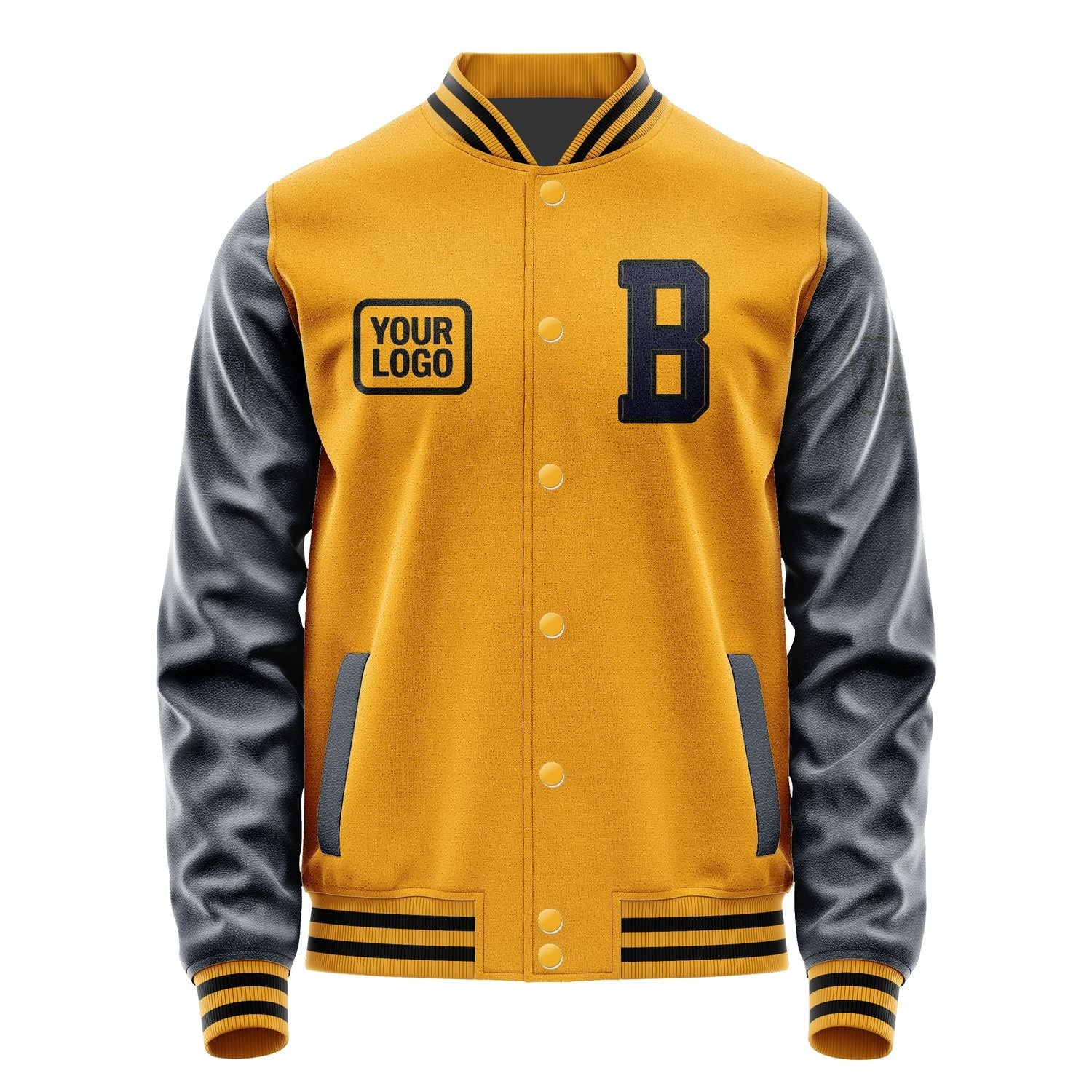 Custom Yellow Navy Jacket JA191911191717111117