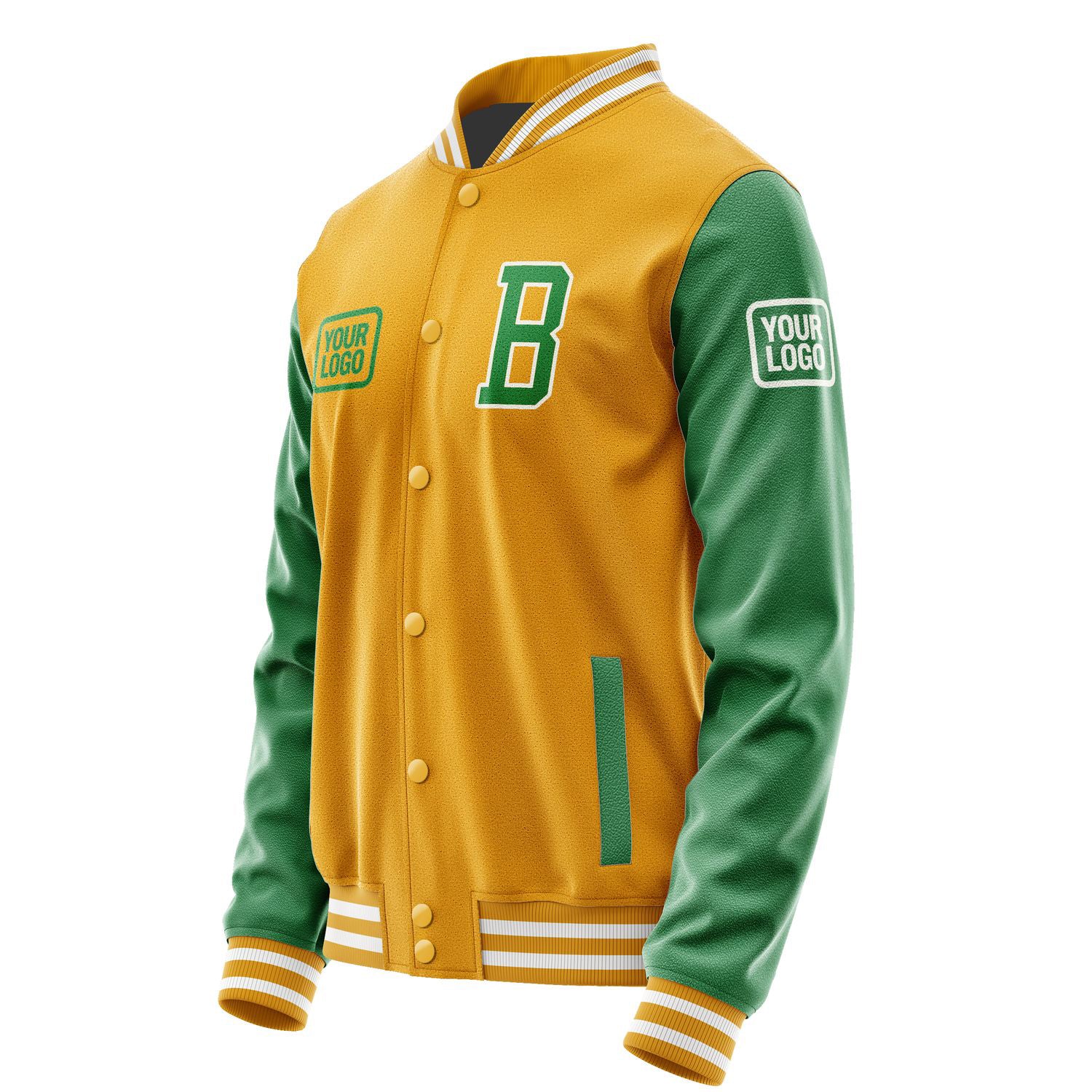Custom Yellow Emerald Green Jacket JA191924191818242418
