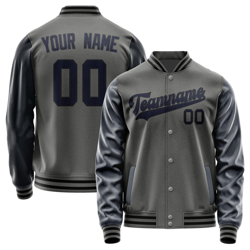 Custom Dark Grey Navy Jacket JA2020112017B31711