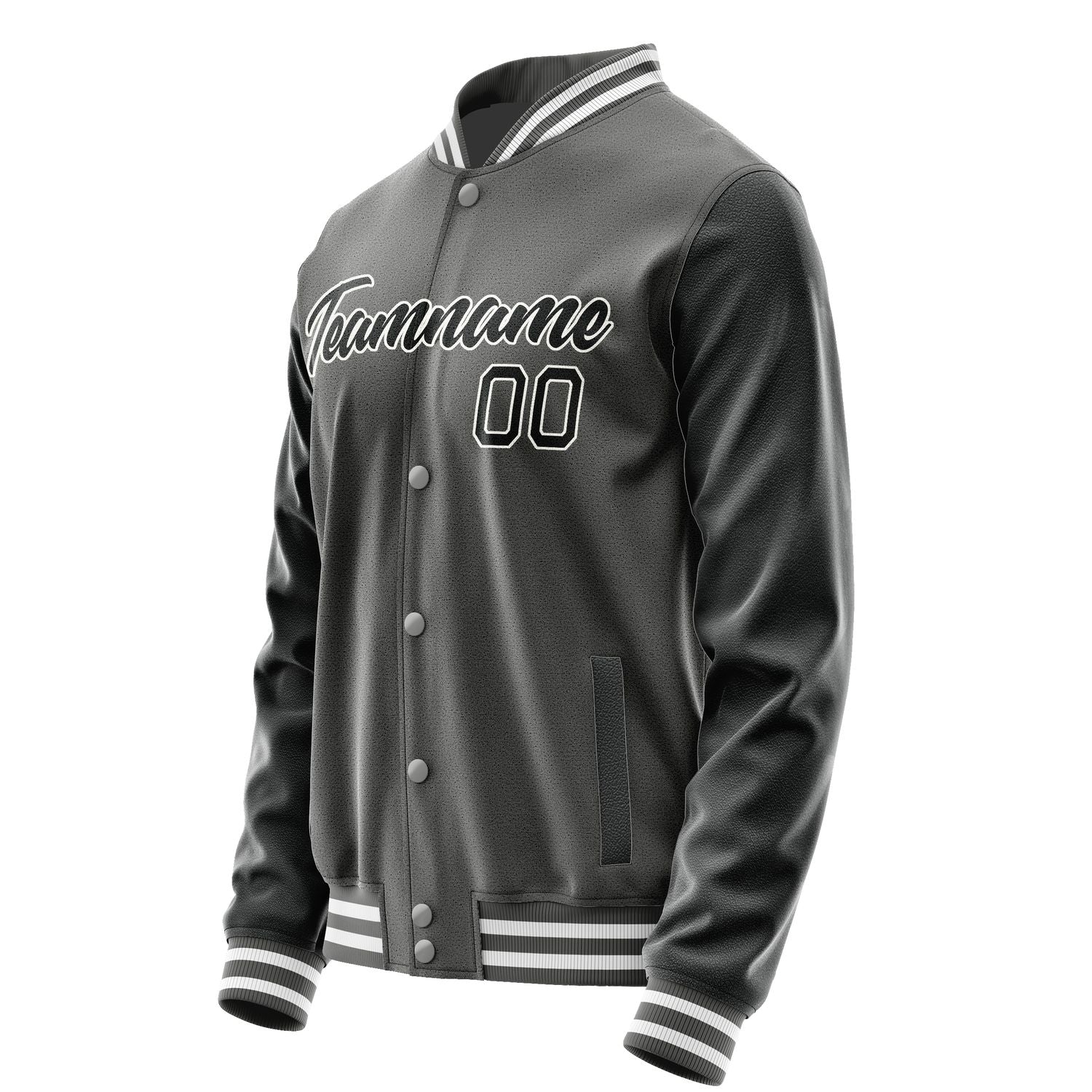 Custom Dark Grey Black Jacket JA2020172018B21817