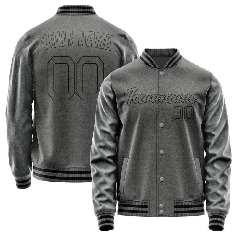 Custom Dark Grey Dark Grey Jacket JA2020202017B21720