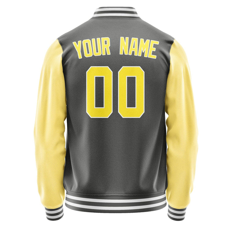 Custom Dark Grey Light Yellow Jacket JA2020262018B31826