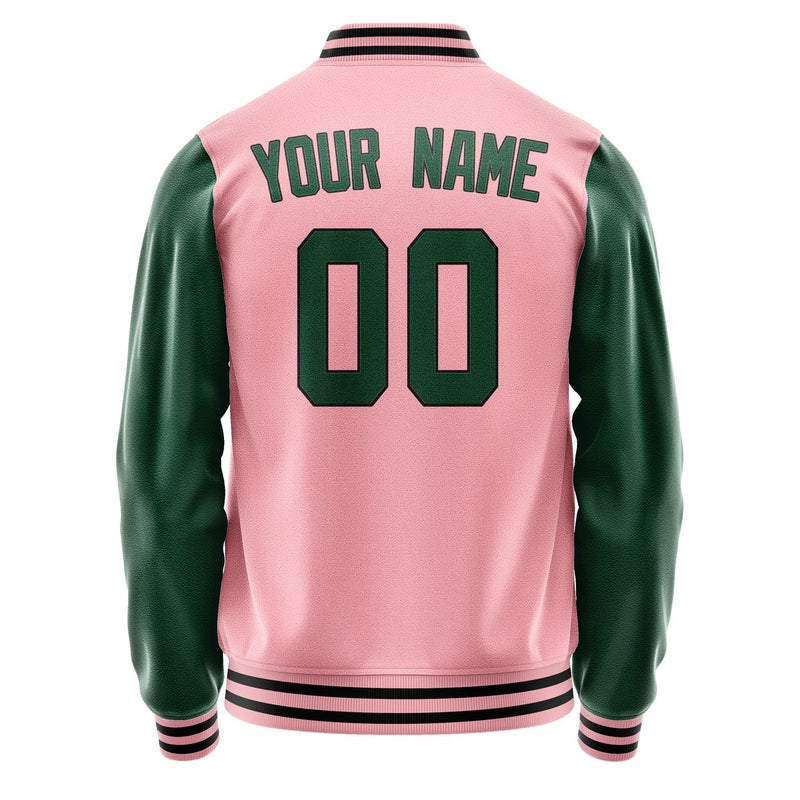 Custom Light Pink Green Jacket JA2121052117B31705
