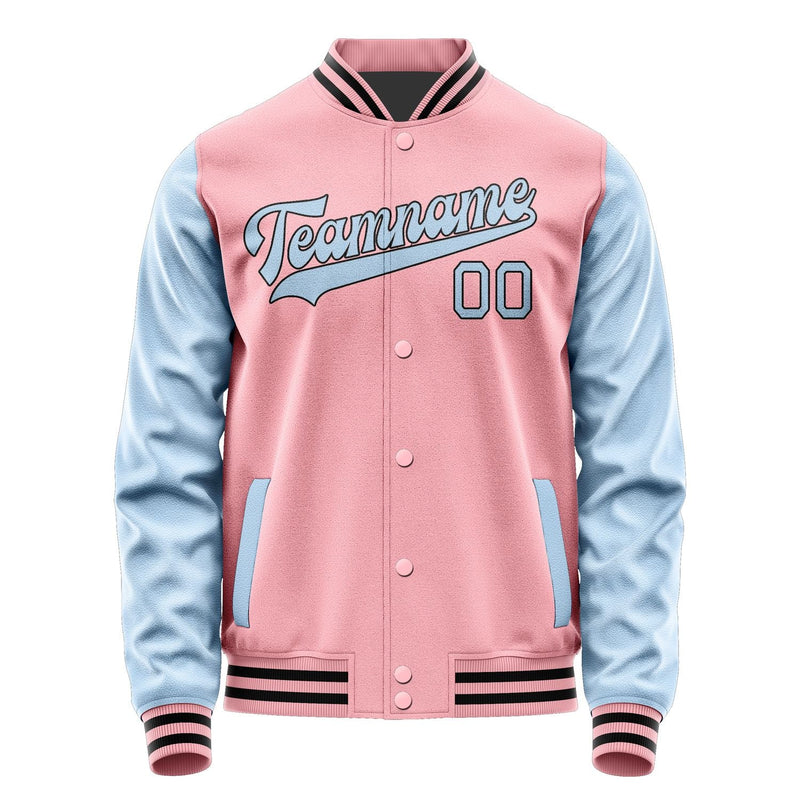 Custom Light Pink Light Blue Jacket JA2121082117B31708