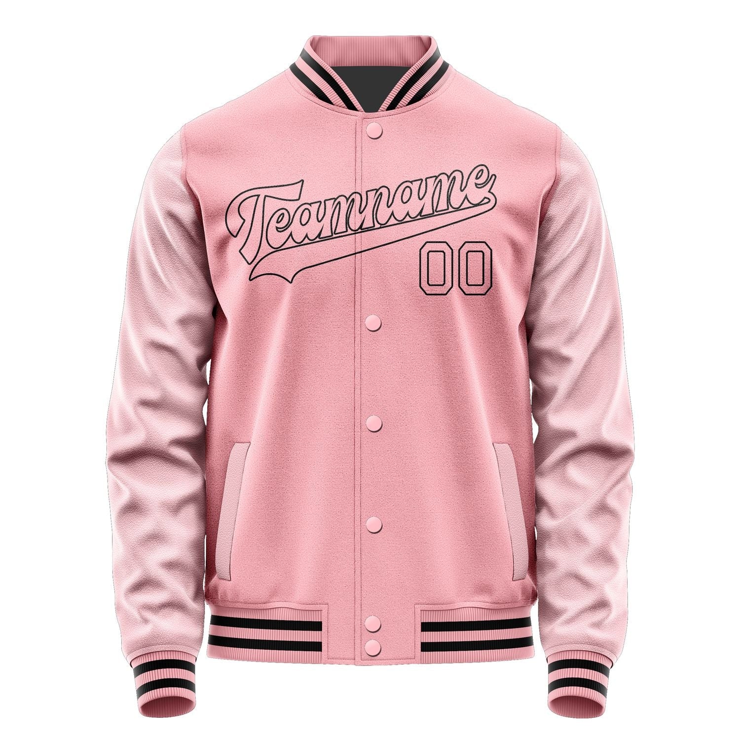 Custom Light Pink Light Pink Jacket JA2121212117B31721