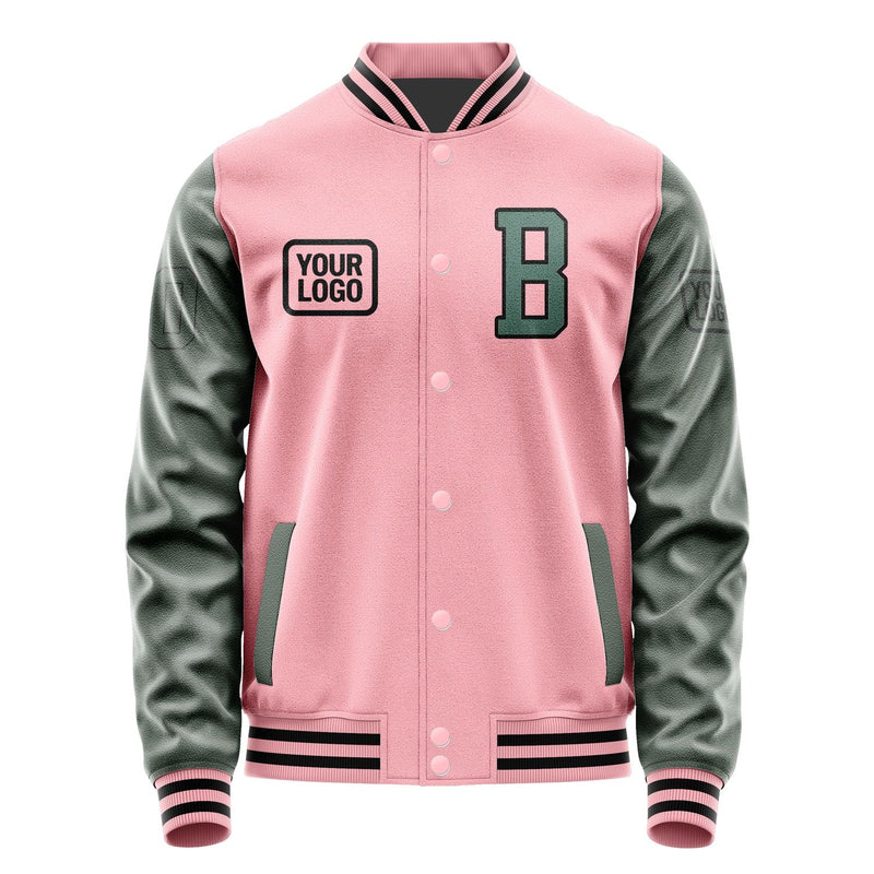 Custom Light Pink Blue Green Jacket JA212127211717272717