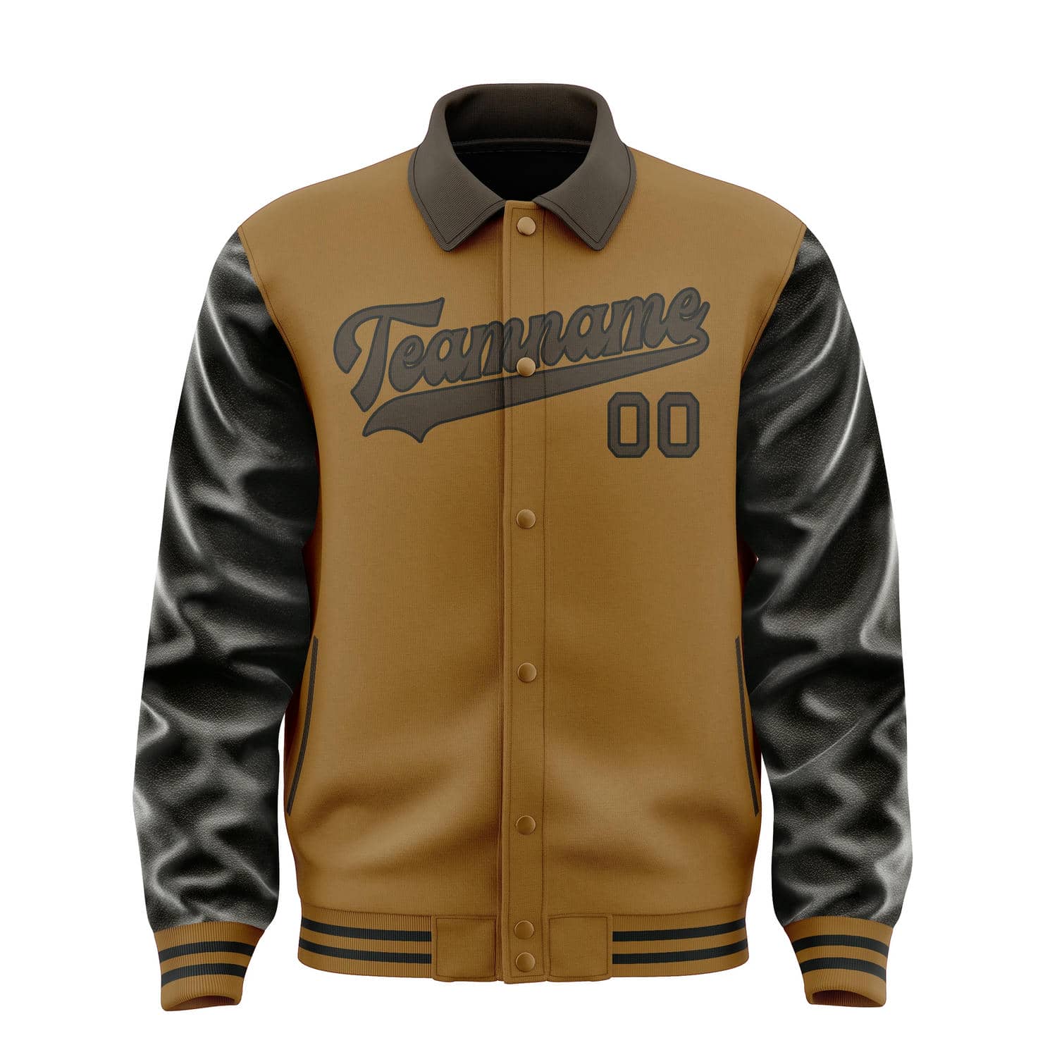 Veste kaki marron personnalisée