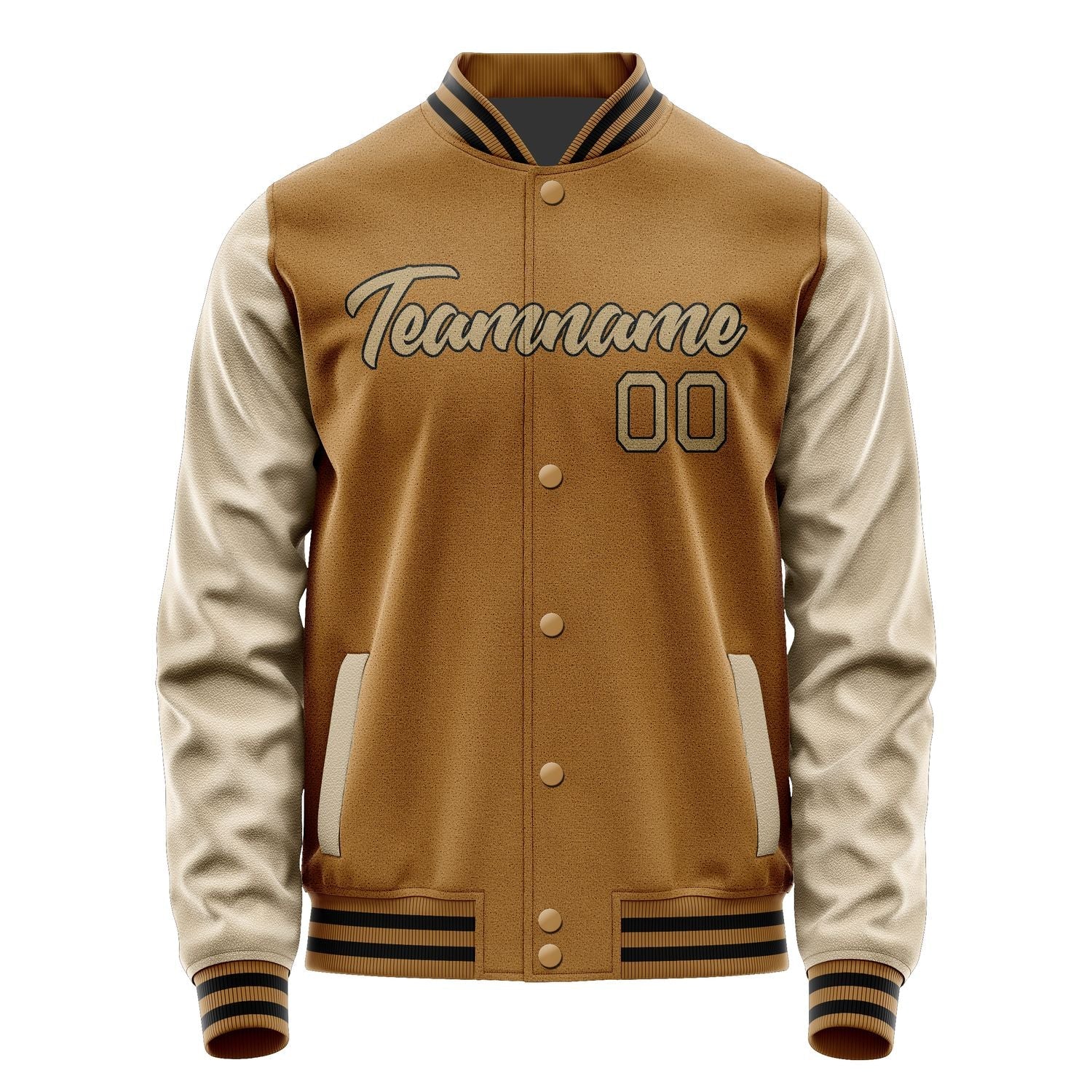 Custom Khaki Light Khaki Jacket JA2222252217B21725