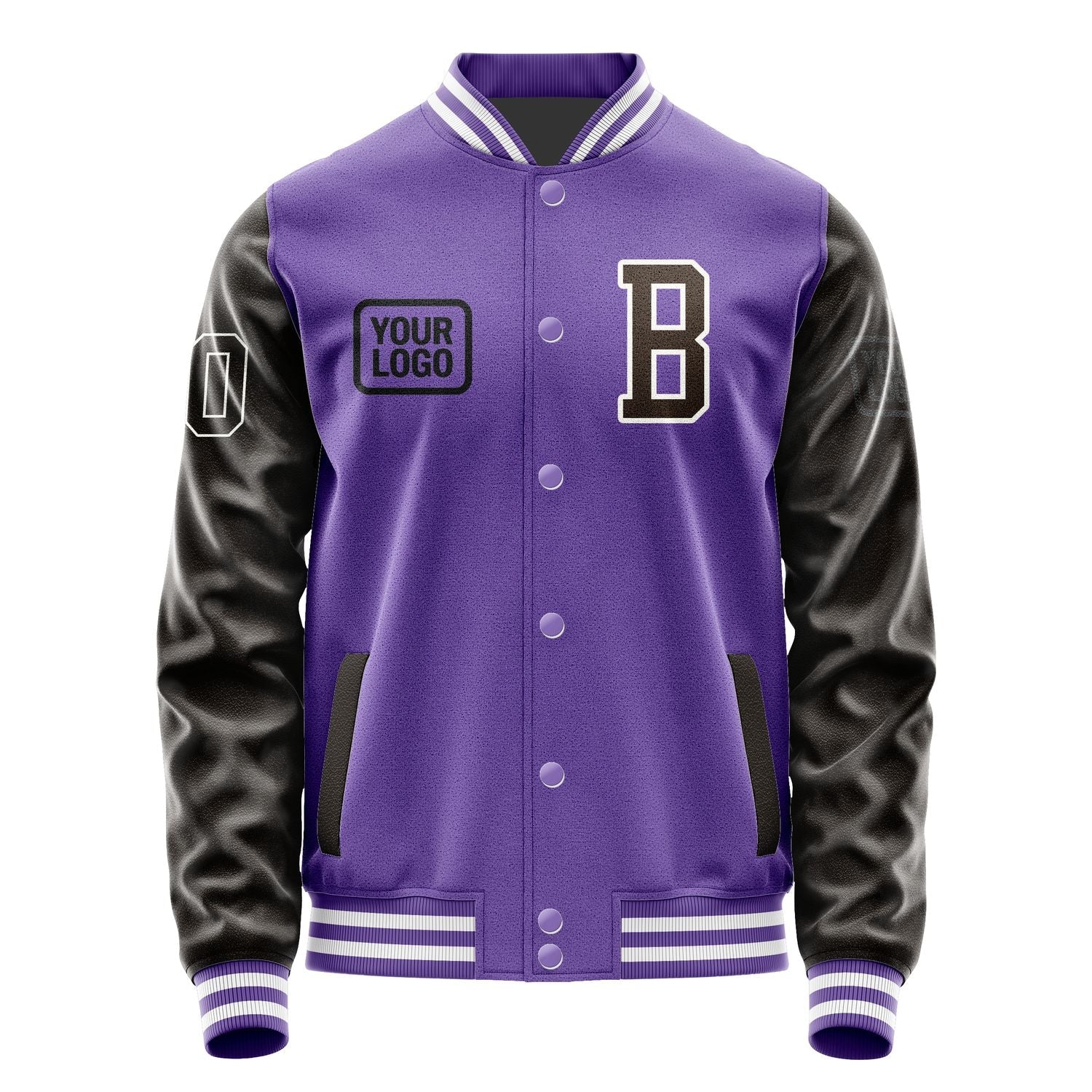 Custom Light Purple Brown Jacket JA232301231818010118