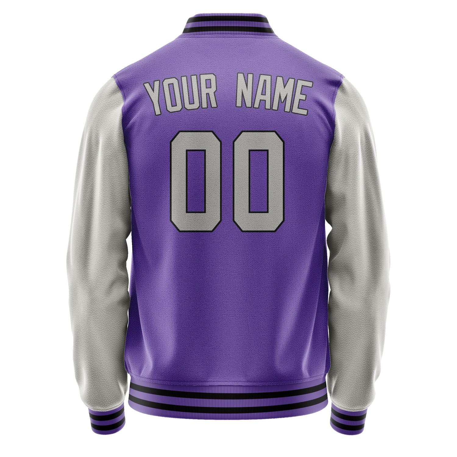 Custom Light Purple Gray Jacket JA2323042317B31704