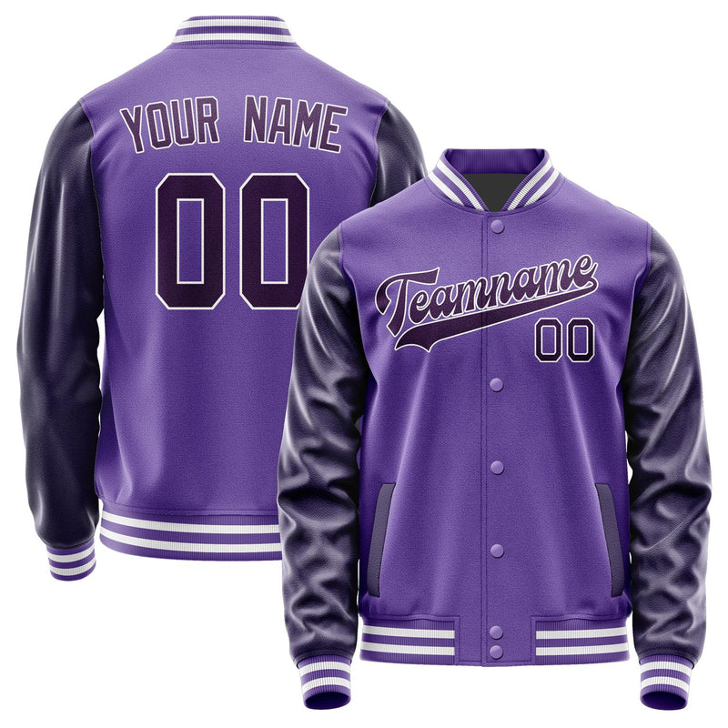 Custom Light Purple Purple Jacket JA2323072318B31807