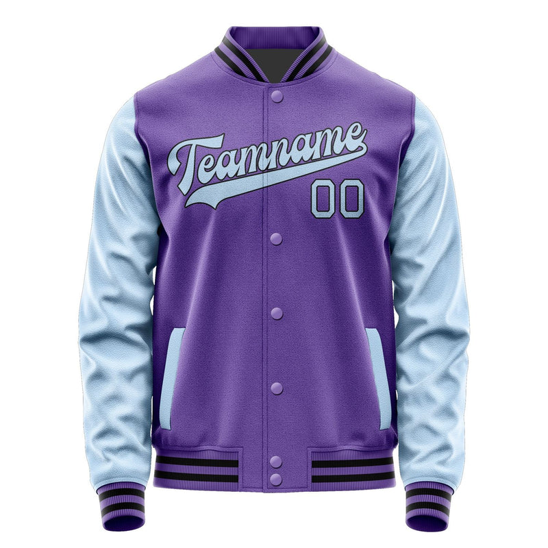 Custom Light Purple Light Blue Jacket JA2323082317B31708