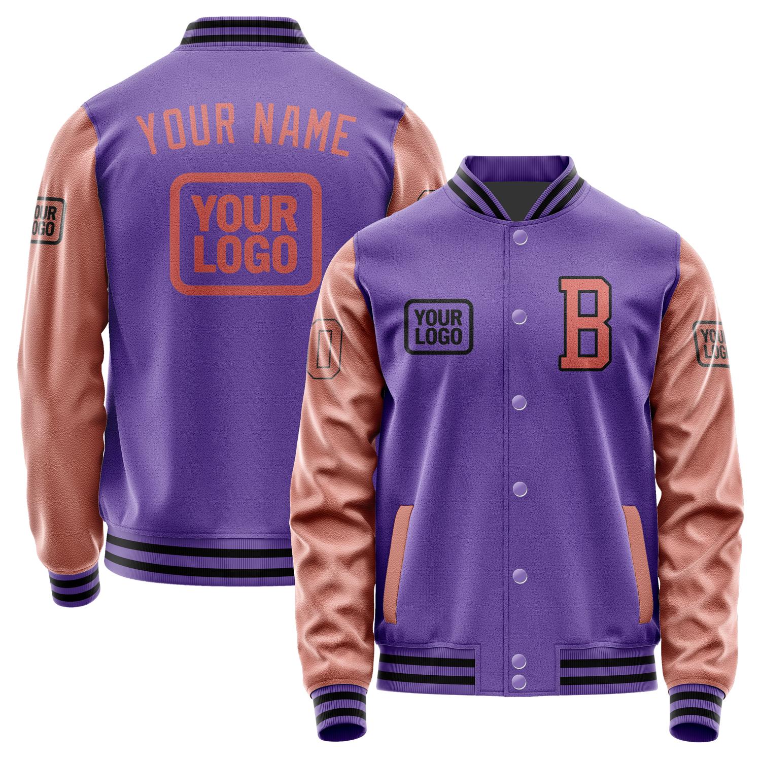 Custom Light Purple Copper Rose Jacket JA232329231717292917