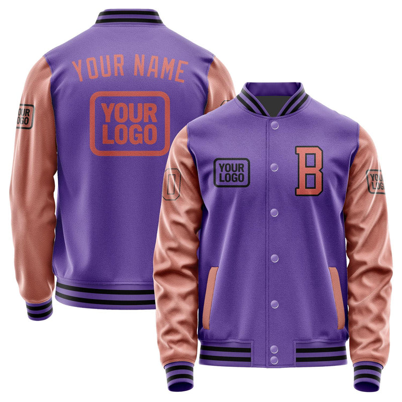 Custom Light Purple Copper Rose Jacket JA232329231717292917