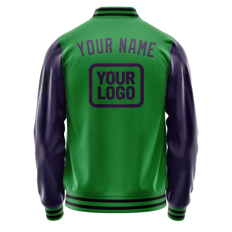 Custom Emerald Green Purple Jacket JA242407241717070717