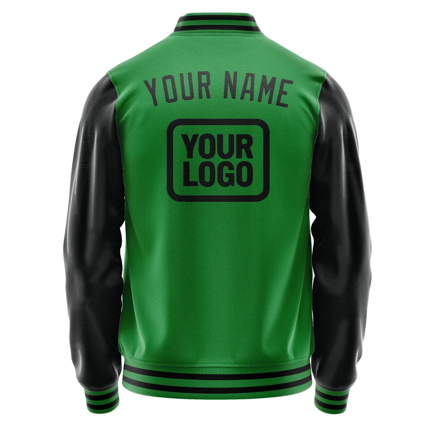 Custom Emerald Green Black Jacket JA242417241717171717
