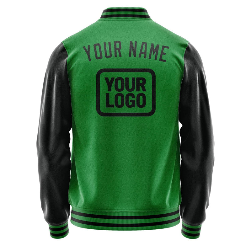Custom Emerald Green Black Jacket JA242417241717171717