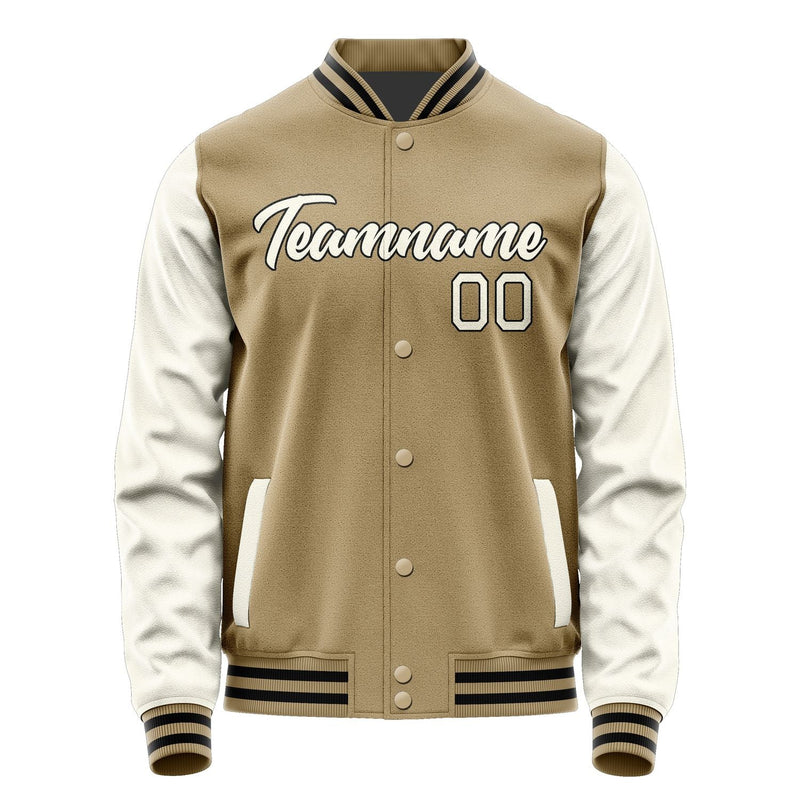 Custom Light Khaki Cream Jacket JA2525032517B21703